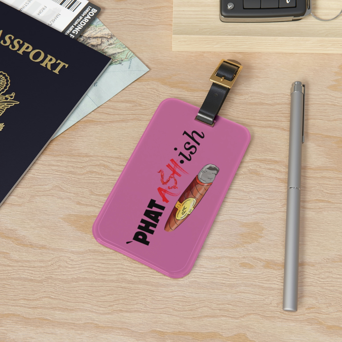 Phat Ash-ish w/ Cigar Luggage Tag - Image 4