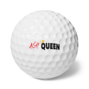Ash Queen Golf Balls, 6pcs