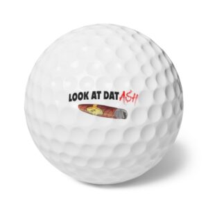 Look At Dat Ash Golf Balls, 6pcs