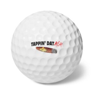 Tappin' Dat Ash Golf Balls, 6pcs