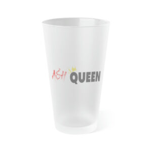 Ash Queen Frosted Pint Glass, 16oz