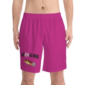 Men's Dat Ash Is Mine Elastic Beach Shorts