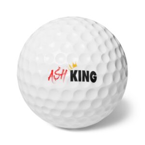 Ash King Golf Balls, 6pcs